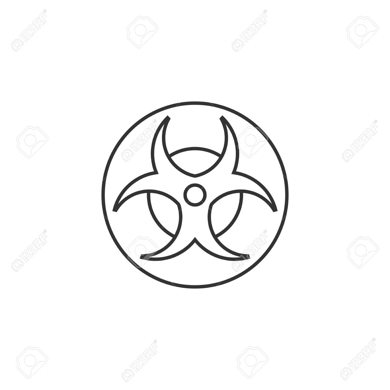 Detail Biohazard Symbol Outline Nomer 13