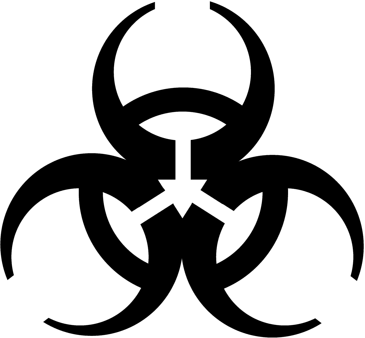 Biohazard Symbol Transparent - KibrisPDR