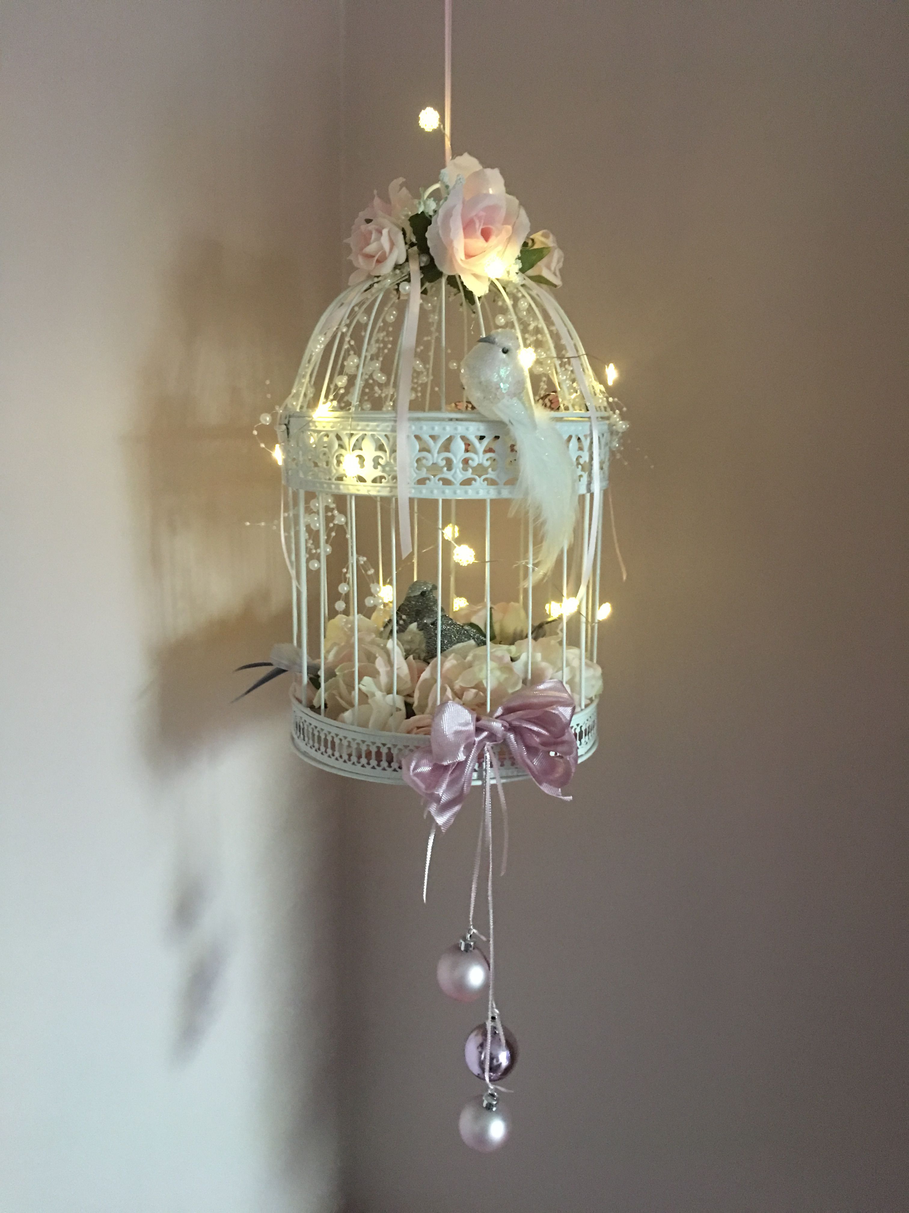 Detail Bird Cage With Fairy Lights Nomer 28