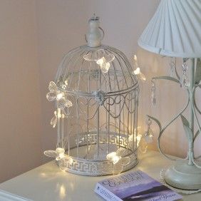 Detail Bird Cage With Fairy Lights Nomer 31
