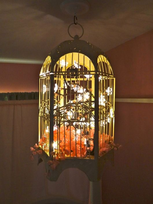 Detail Bird Cage With Fairy Lights Nomer 9