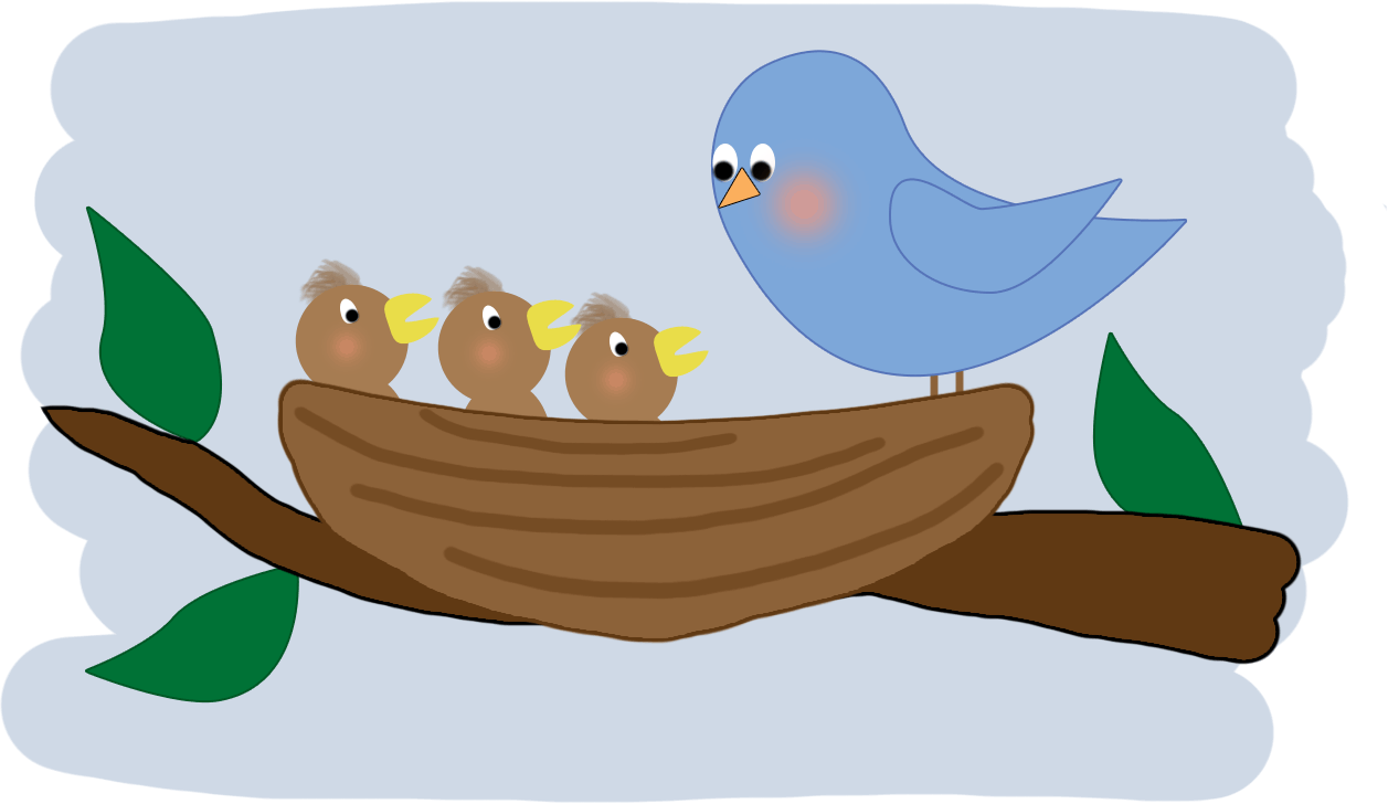 Detail Bird In A Nest Clipart Nomer 11