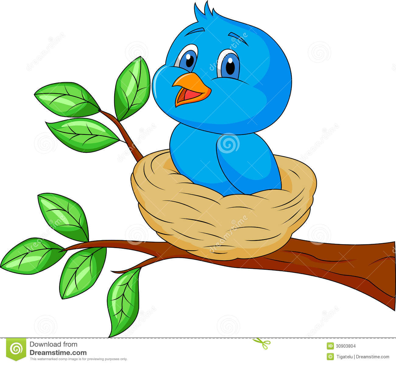 Detail Bird In A Nest Clipart Nomer 13