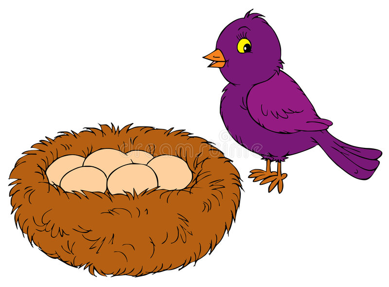 Detail Bird In A Nest Clipart Nomer 3