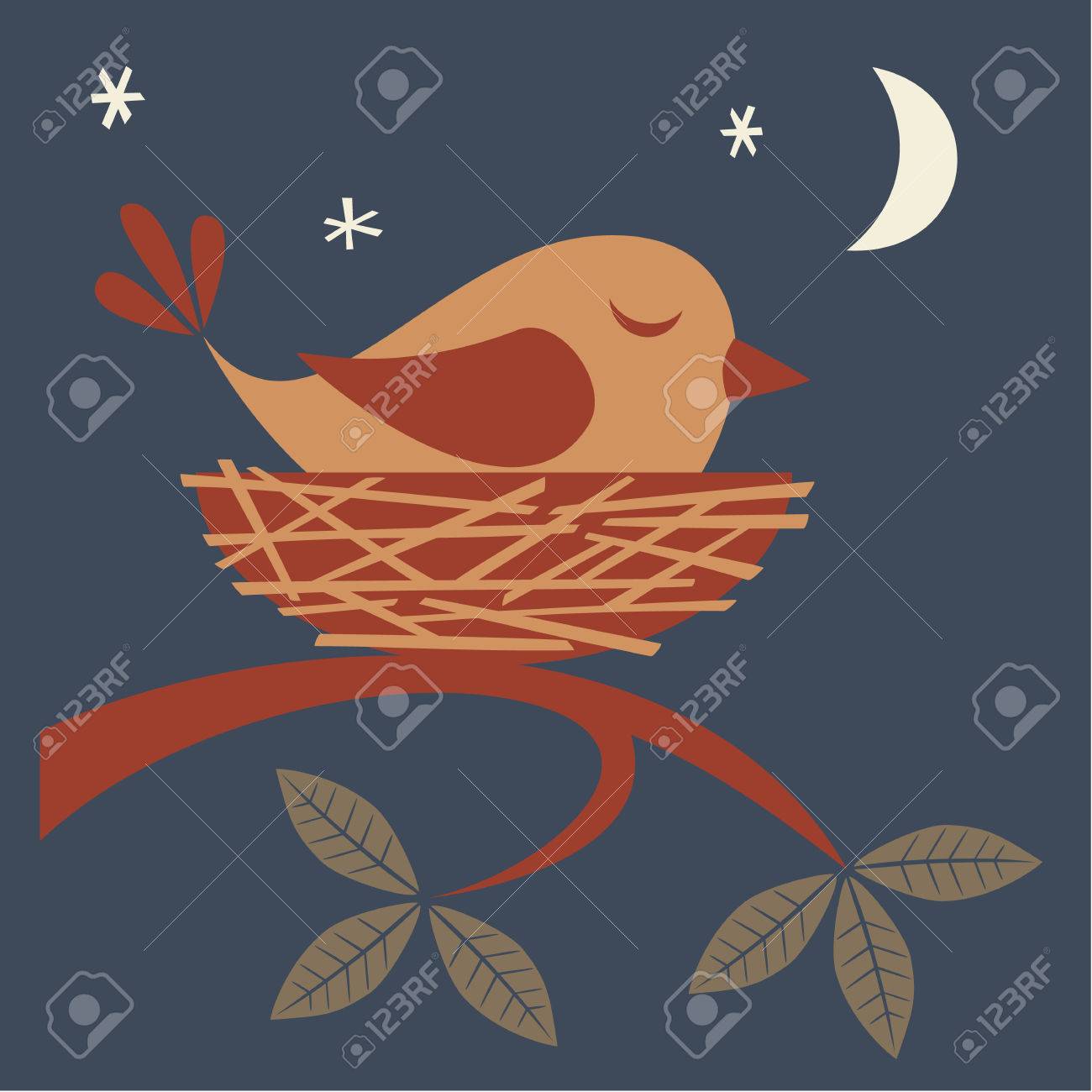 Detail Bird In A Nest Clipart Nomer 40