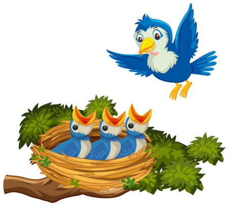 Detail Bird In A Nest Clipart Nomer 54