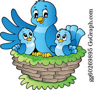 Detail Bird In A Nest Clipart Nomer 8