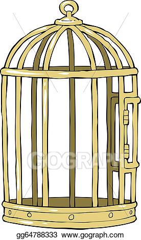 Detail Bird In Cage Clipart Nomer 23