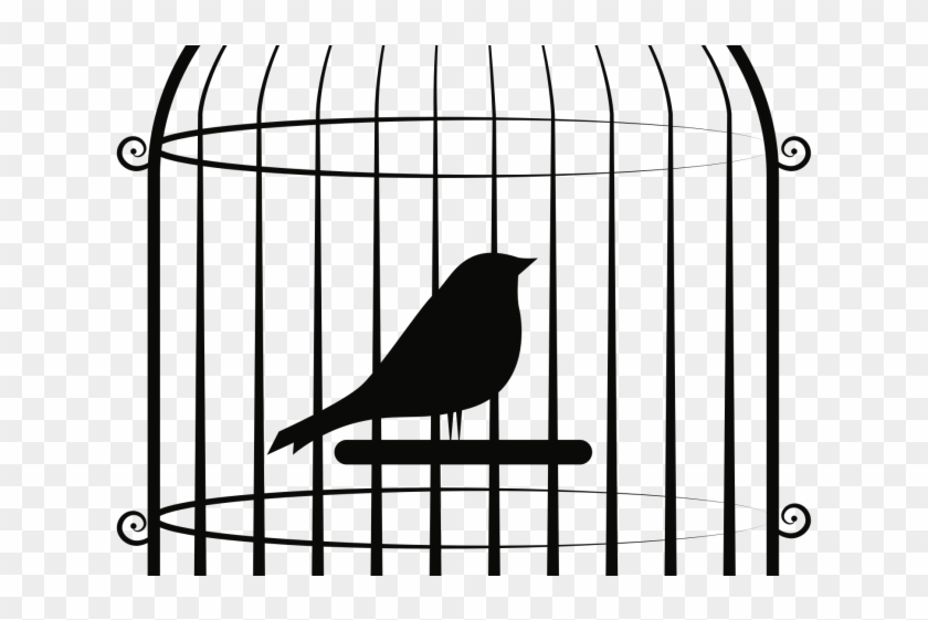 Detail Bird In Cage Clipart Nomer 39