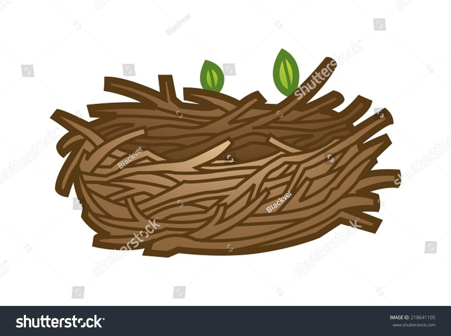 Detail Bird Nest Clipart Nomer 24