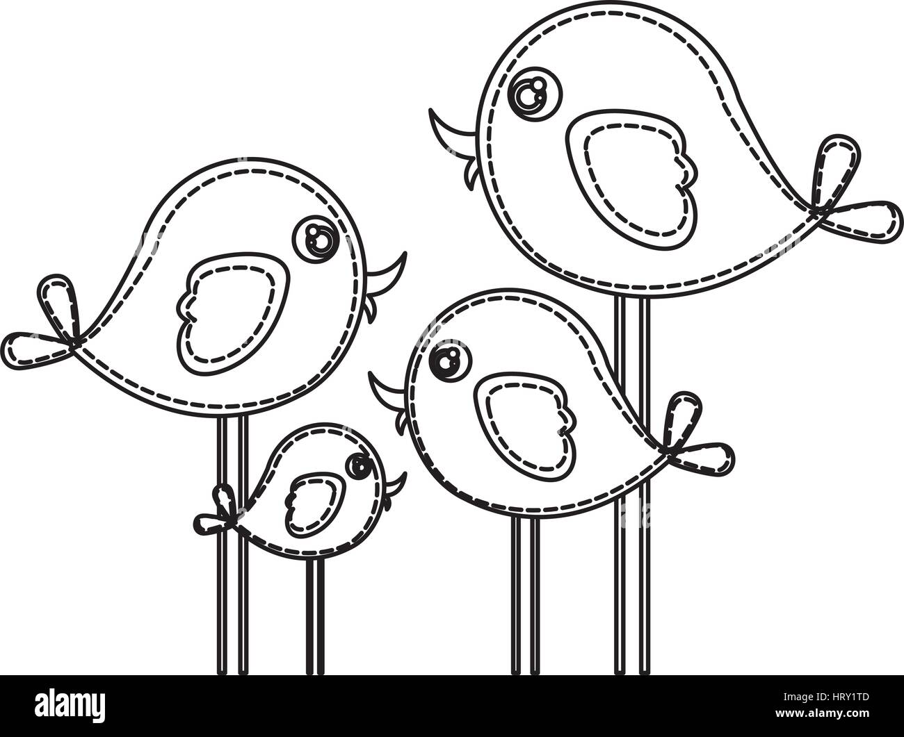 Detail Birds Clipart Black And White Nomer 27