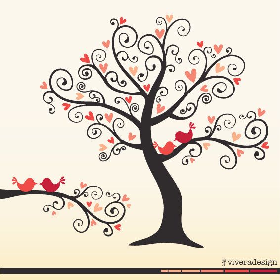 Detail Birds In A Tree Clipart Nomer 41