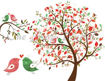 Detail Birds In A Tree Clipart Nomer 46