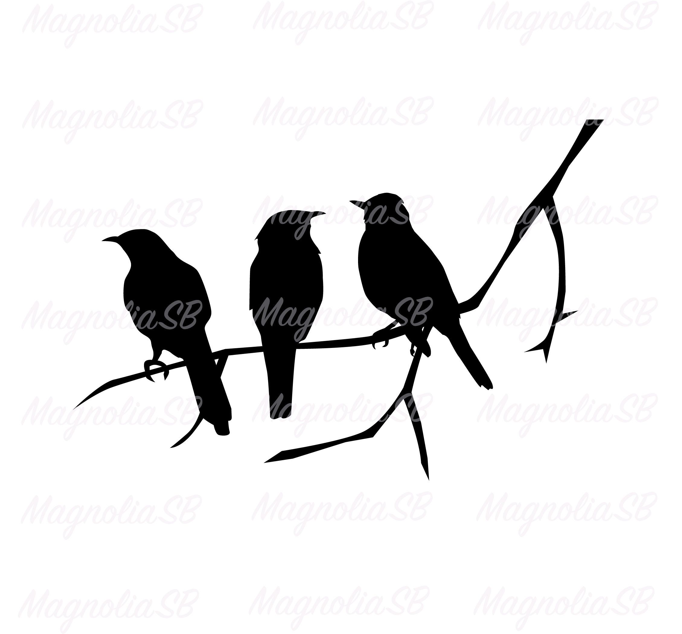 Detail Birds In A Tree Clipart Nomer 50