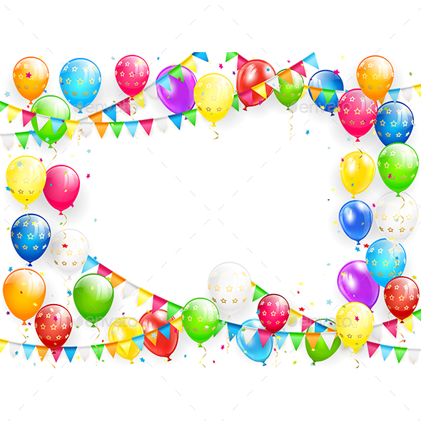 Detail Birthday Balloon Background Images Nomer 23