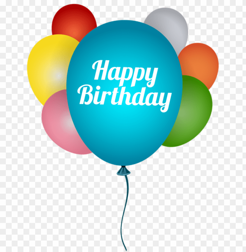 Detail Birthday Balloons Png Transparent Nomer 29