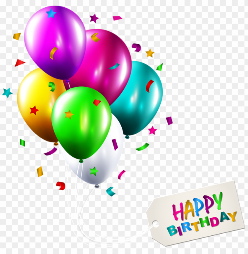 Detail Birthday Balloons Png Transparent Nomer 45