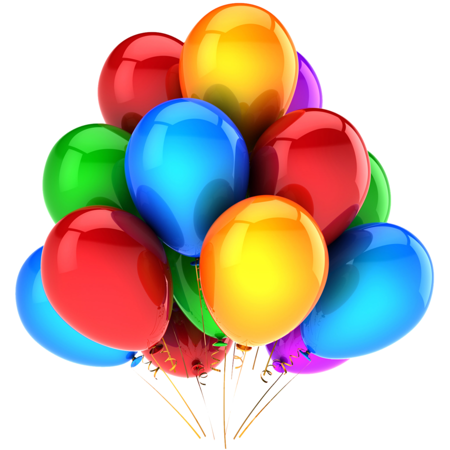 Detail Birthday Balloons Png Transparent Nomer 6