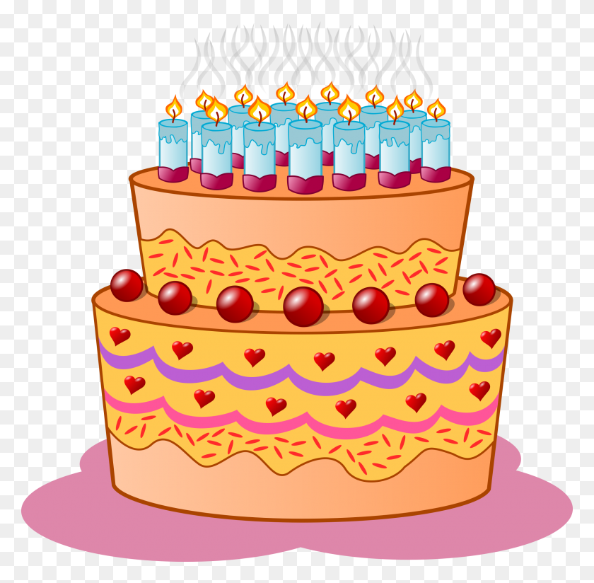 Detail Birthday Cake Clipart Transparent Background Nomer 11