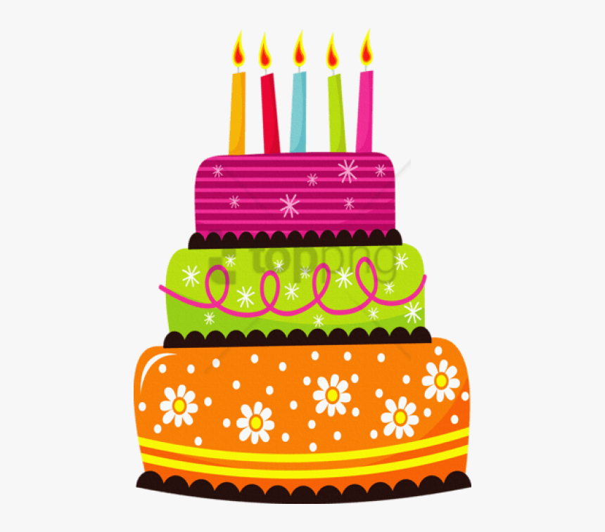 Detail Birthday Cake Clipart Transparent Background Nomer 22