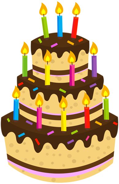 Detail Birthday Cake Clipart Transparent Background Nomer 23