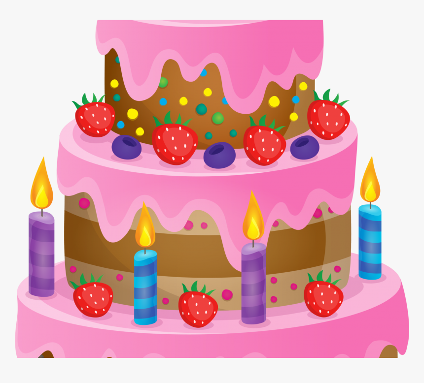 Detail Birthday Cake Clipart Transparent Background Nomer 31