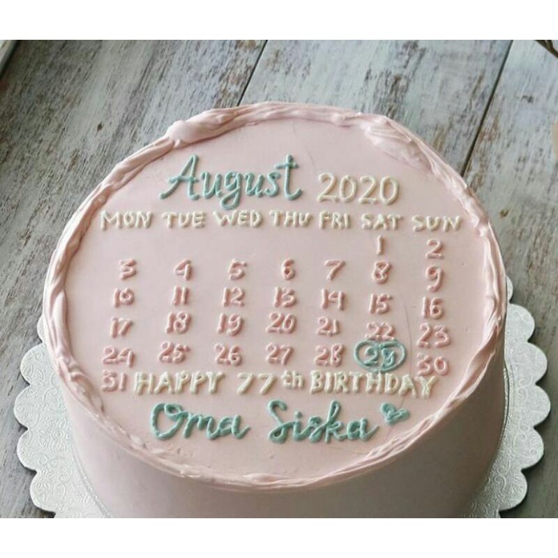 Detail Birthday Cake Kalender Nomer 15