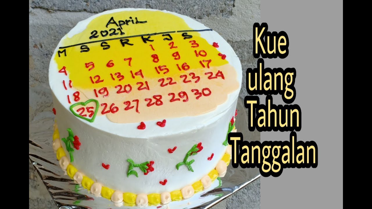 Detail Birthday Cake Kalender Nomer 18