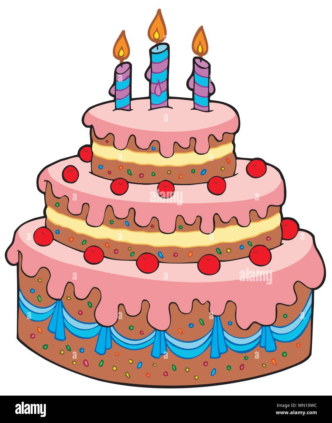 Detail Birthday Cake Stock Photo Nomer 40