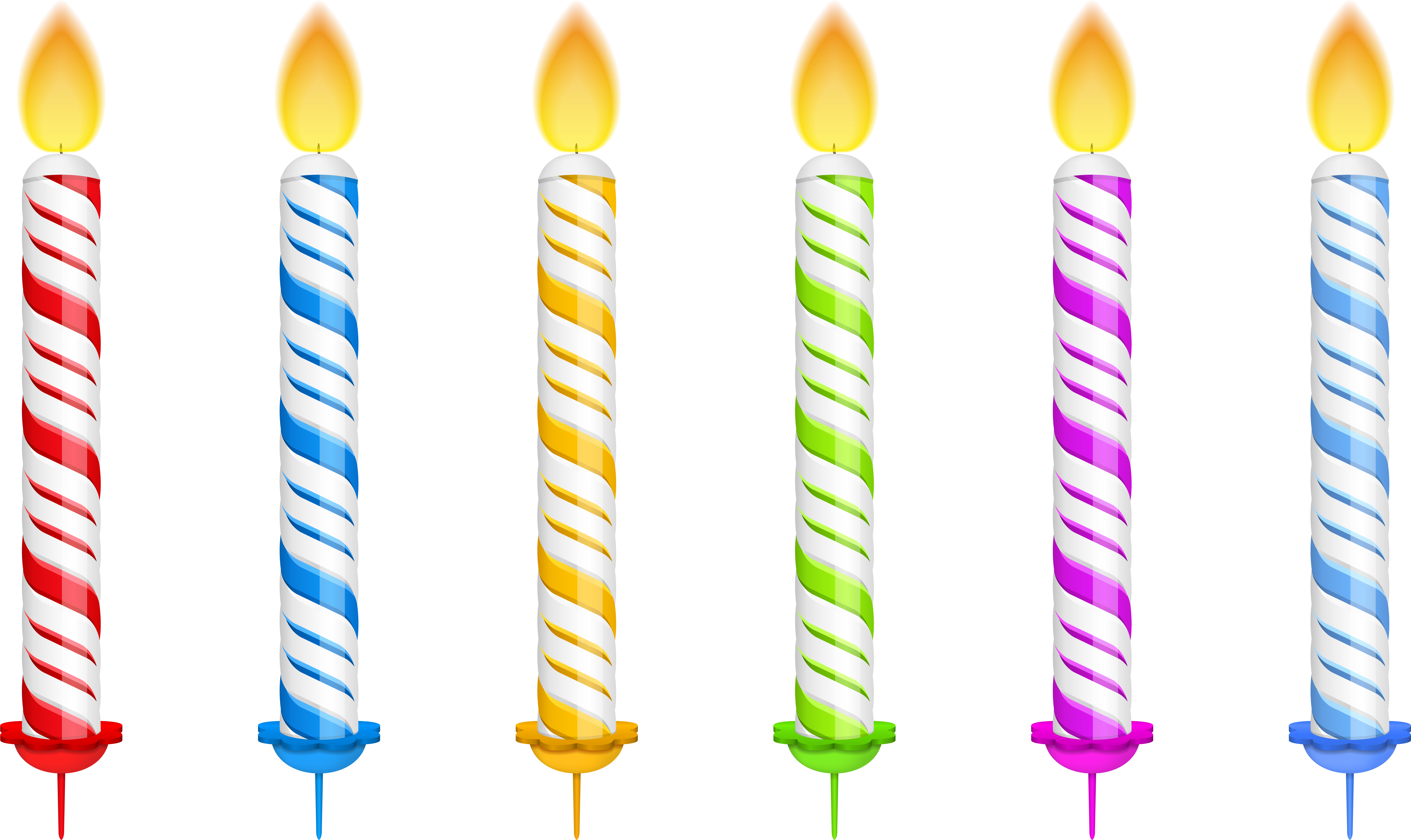 Detail Birthday Candles Transparent Background Nomer 12