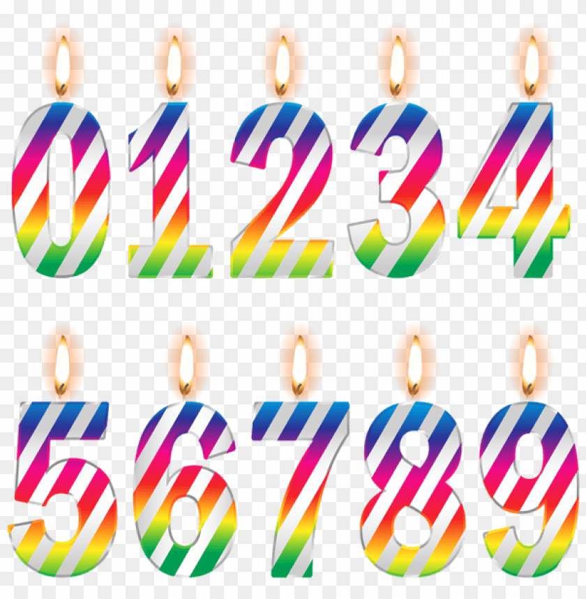 Detail Birthday Candles Transparent Background Nomer 36