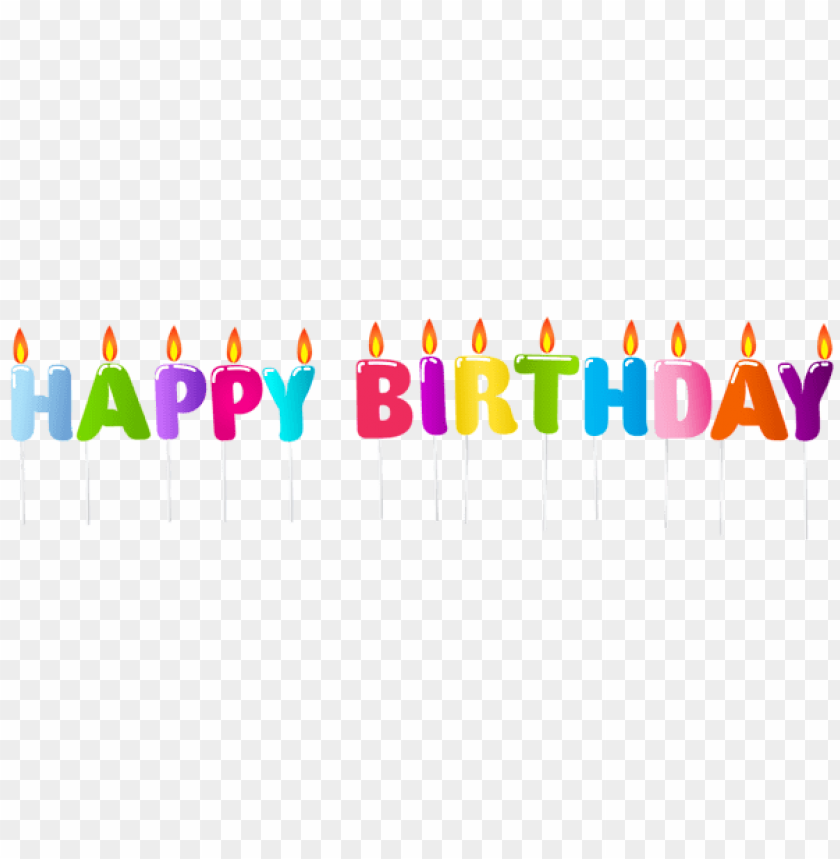 Detail Birthday Candles Transparent Background Nomer 49