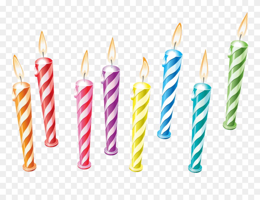 Detail Birthday Candles Transparent Background Nomer 8