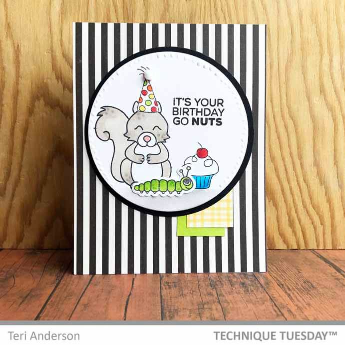 Detail Birthday Card Squirrel Nuts Nomer 29