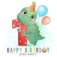 Detail Birthday Dinosaur Clipart Nomer 24