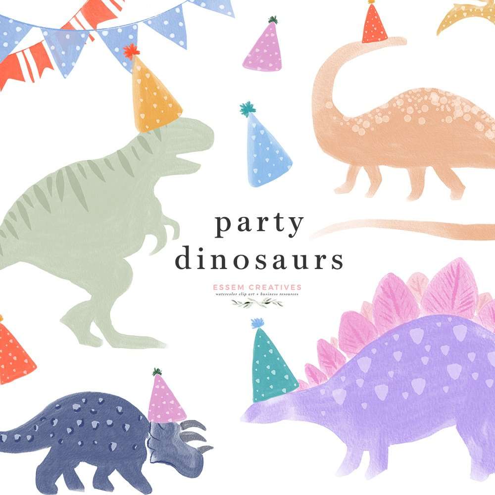 Detail Birthday Dinosaur Clipart Nomer 39