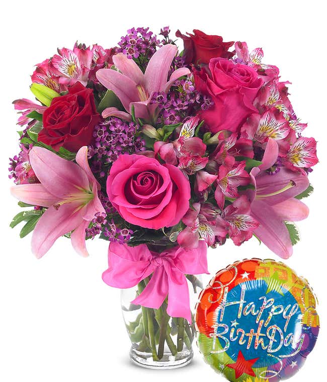 Detail Birthday Flower Bouquets Images Nomer 16