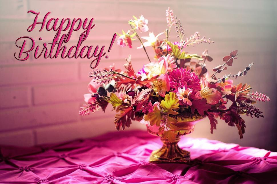 Detail Birthday Flowers Images Free Nomer 23