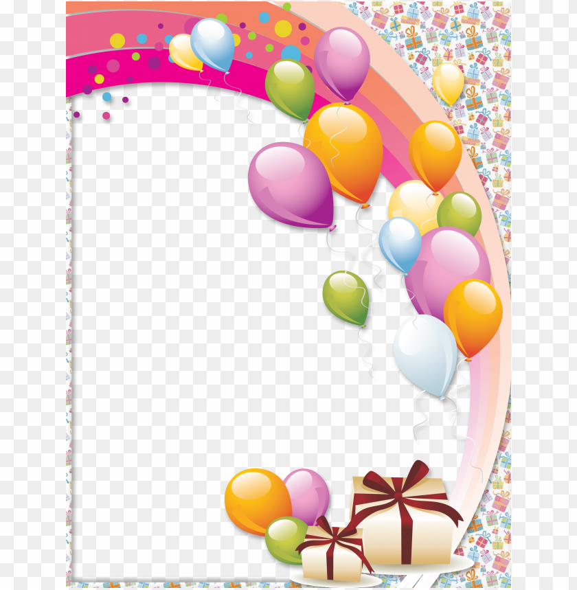 Detail Birthday Frames Png Nomer 17