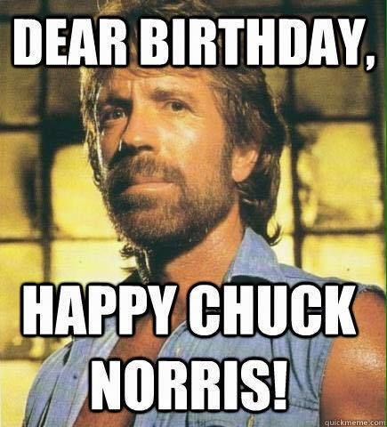 Detail Birthday Meme Chuck Norris Nomer 5