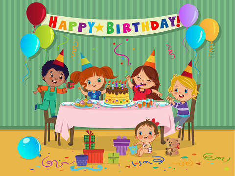 Detail Birthday Party Clipart Nomer 12