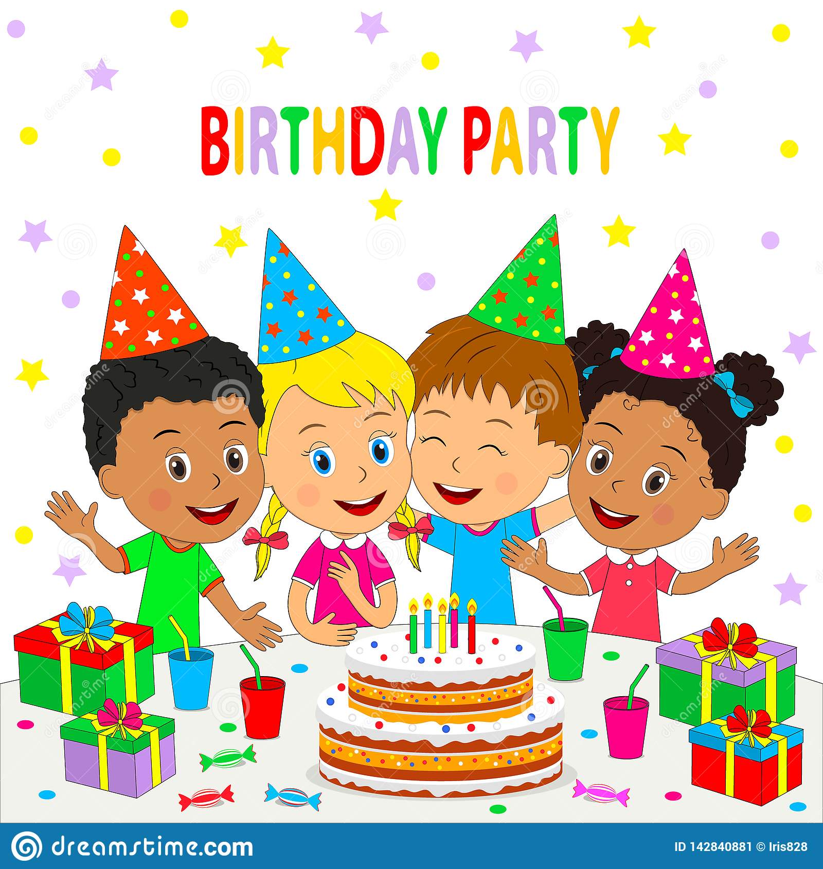 Detail Birthday Party Clipart Nomer 15