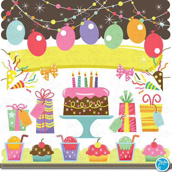 Detail Birthday Party Clipart Nomer 33