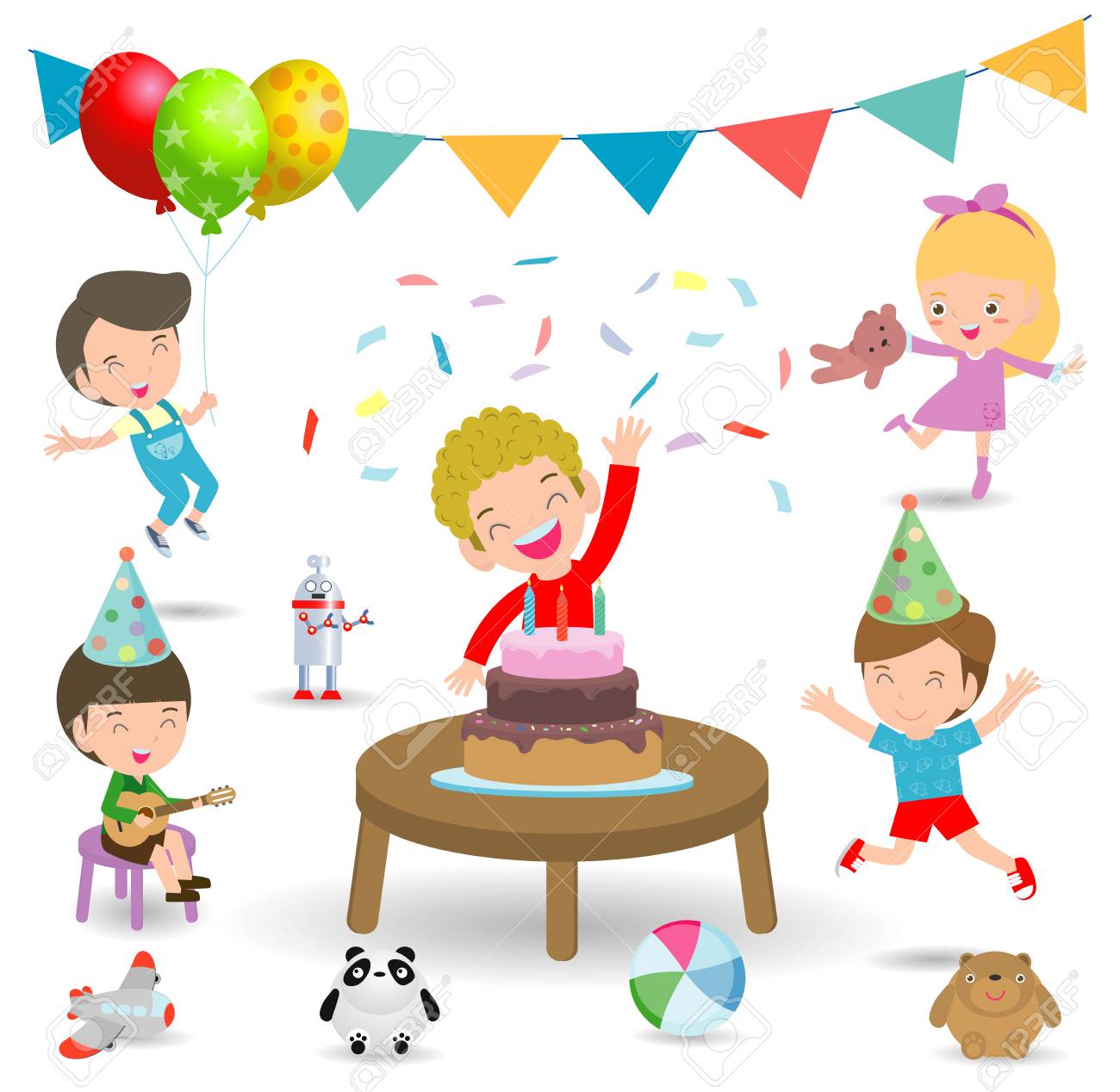 Detail Birthday Party Clipart Nomer 36