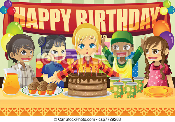 Detail Birthday Party Clipart Nomer 45