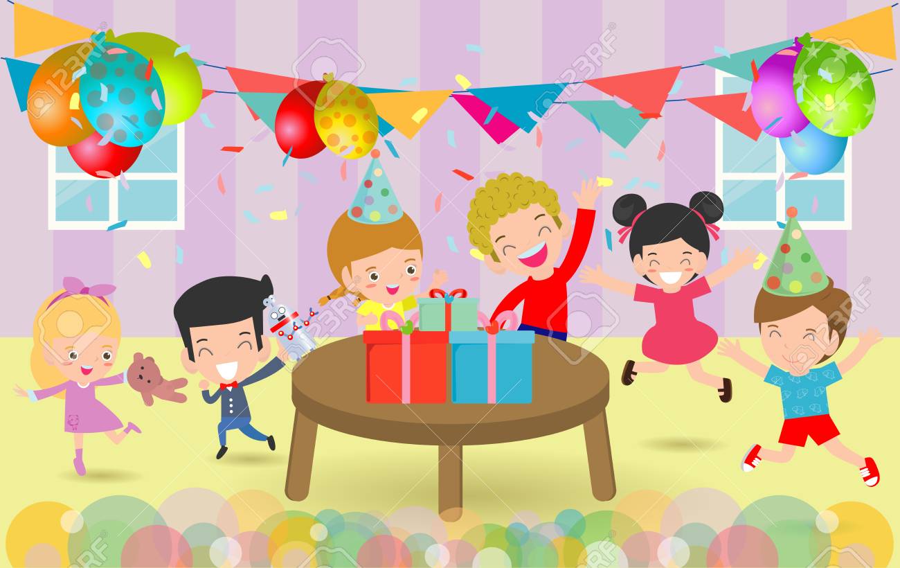 Detail Birthday Party Clipart Nomer 6