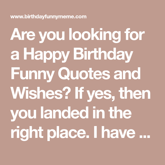 Detail Birthday Party Funny Quotes Nomer 6
