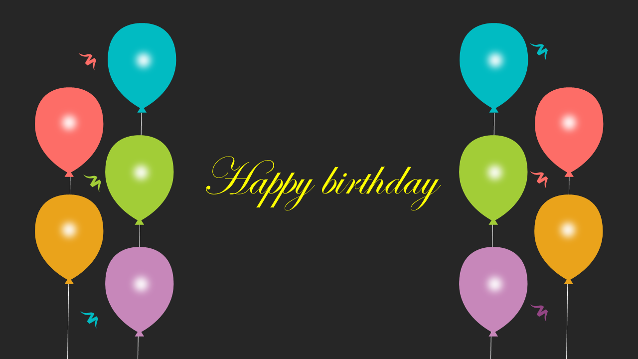 Detail Birthday Powerpoint Template Nomer 23