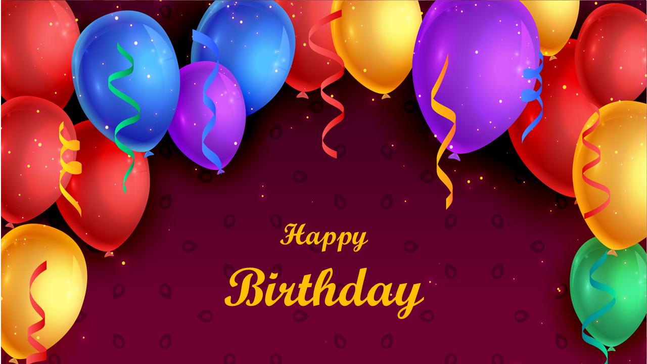 Detail Birthday Powerpoint Template Nomer 28