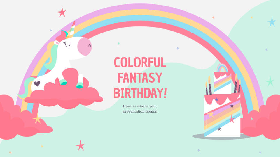 Detail Birthday Powerpoint Template Nomer 6